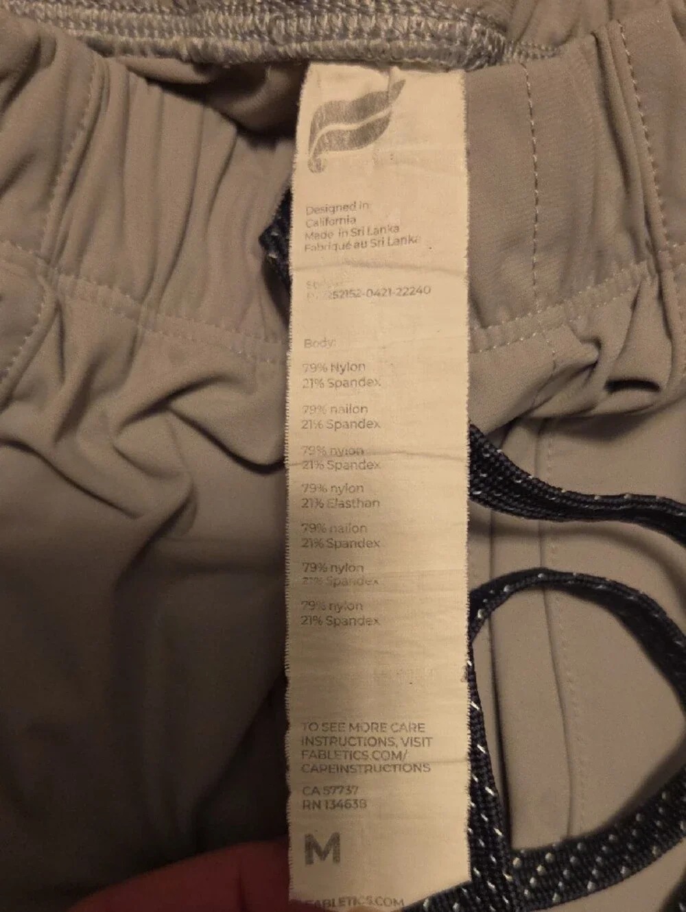 Fabletics Light Grey Joggers